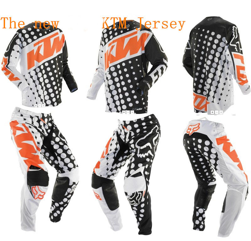 새로운 2015 KTM 저지 + 바지 레이스 크로스 정장 오토바이 저지 오토바이 의류 경주 크로스 컨트리 오프로드 티셔츠를 설정 도착/New arrived 2015 KTM Jersey+pants Race Motocross Suit motorcycle jersey